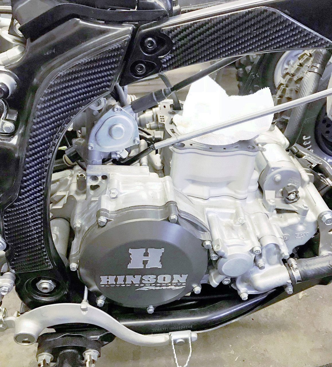 Carbon Fiber Frame Guard Kit Yamaha YFZ450R ATV