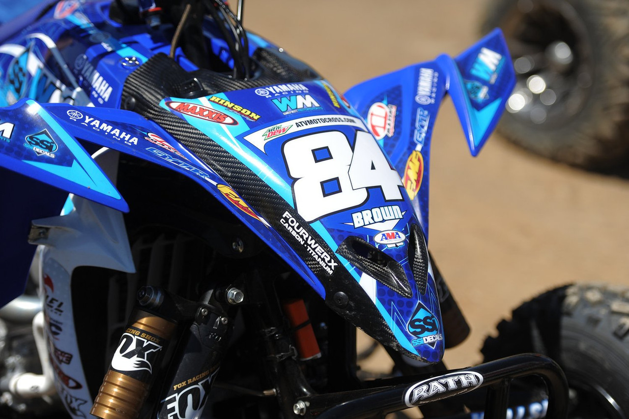 Twin Scoop Carbon Fiber Hood 14+ Yamaha YFZ450R ATV