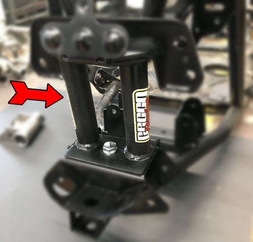 HD Rear Diff/Frame Brace - Fits 13-19 Polaris Scrambler HD Rear Diff/Frame Brace - Fits 13-19 Polaris Scrambler