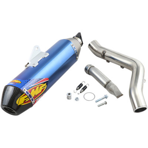 FMF *Titanium* Factory 4.1 RCT Slip-On Muffler - Anodized w/ Carbon Tip - Fits all YFZ-450R EFI FMF *Titanium* Factory 4.1 RCT Slip-On Muffler - Anodized w/ Carbon Tip - Fits all YFZ-450R EFI