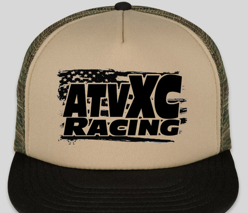 "ATV XC Racing" Custom American Flag Hat - Snapback! "ATV XC Racing" Custom American Flag Hat - Snapback!