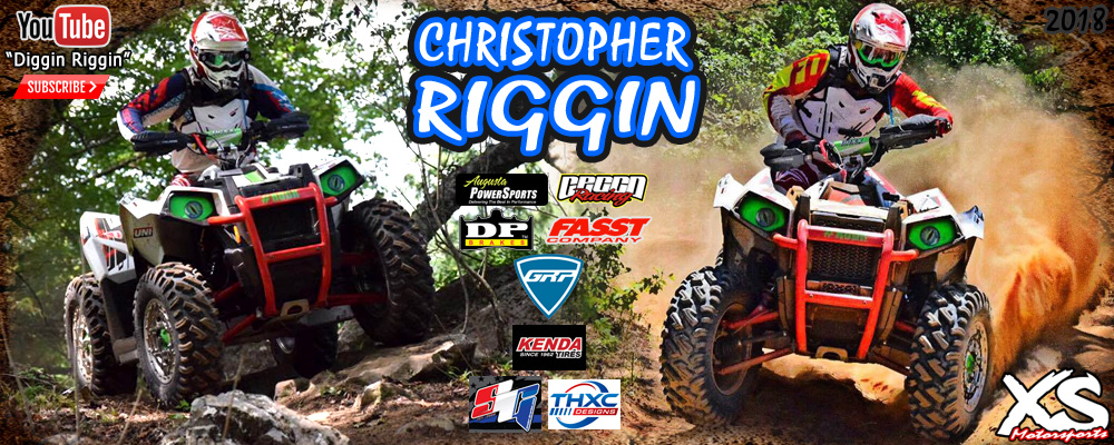 Christopher Riggin ATV Racing GNCC 4x4 Champion