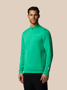 Castore Men’s Flex Long Sleeve Quarter Zip Sweatshirt Jade Green