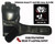 Spirit Pitch Black Leather MMA Gloves Long Strap