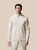 Castore Men’s Golf Flex Debossed Quarter Zip Long Sleeve Top - Cream
