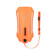 Zone3 Recycled 2 LED Light Backpack Swim Safety Buoy/Dry Bag (28L) - Hi-Vis Orange