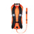 Zone3 Recycled 2 LED Light Backpack Swim Safety Buoy/Dry Bag (28L) - Hi-Vis Orange