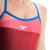 Speedo Placement Turnback Swimsuit - Red/Green - 30"