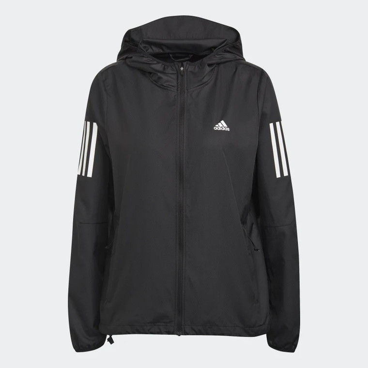 ADIDAS OWN THE RUN WOMEN'S HOODED RUNNING WINDBREAKER