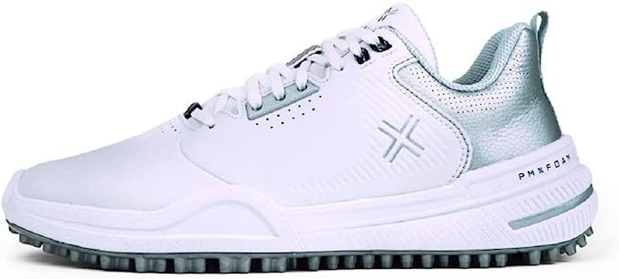 Payntr X 003 White Silver Golf Shoes