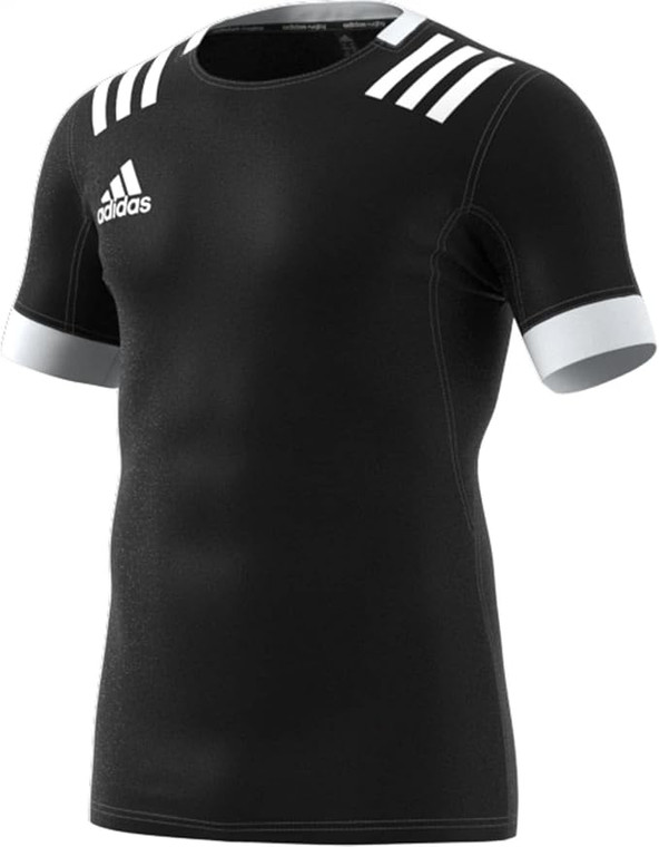 adidas 3S Rugby Jersey Black 19