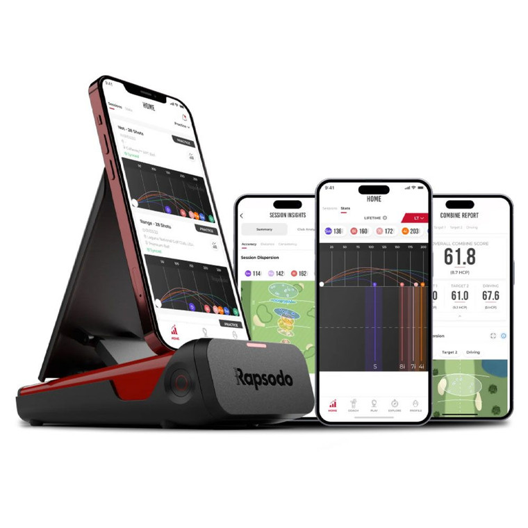 RAPSODO MNM1 MOBILE LAUNCH MONITOR Black