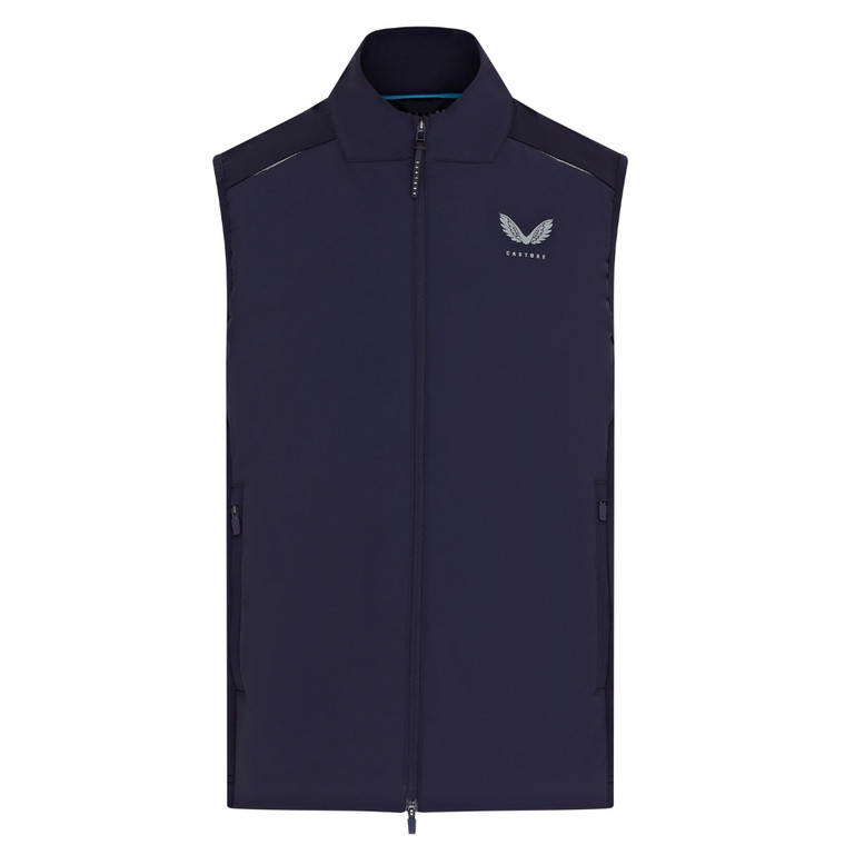 Castore LVS Hybrid Golf Gilet Castore Navy Alloy