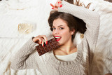 Reduce stress with Dark Chocolate 