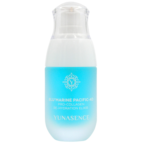 Blu'Marine Pacific-4D is an advanced elixir that offers hydration, environmental protection, and a Botox-like lifting effect. It uses high-quality natural ingredients like GABA and Ectoin for anti-aging benefits and protection against pollution and blue light. With concentrated hyaluronic acid, it deeply moisturizes and improves skin elasticity. This lightweight elixir is perfect for any skincare routine.