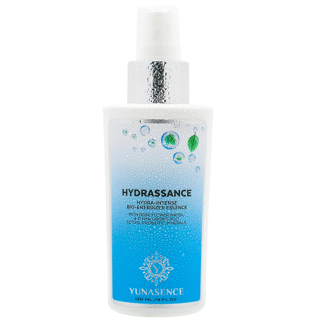 Yunasence HYDRASSANCE Hydra-Intense Bio-Energizer Essence. With Ectoin, Minerals, Probiotic. Hydrating spray on the go.