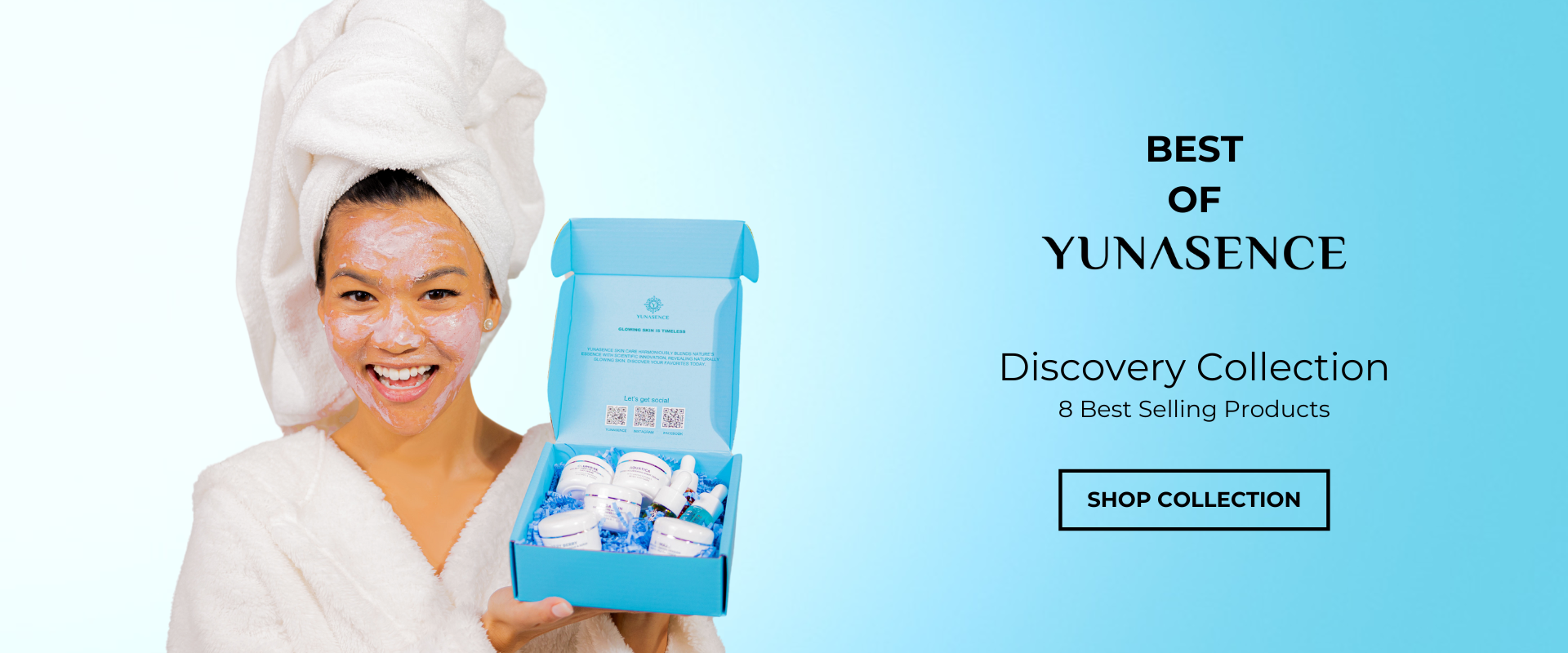 Discover Yunasence skin care 8 best selling products