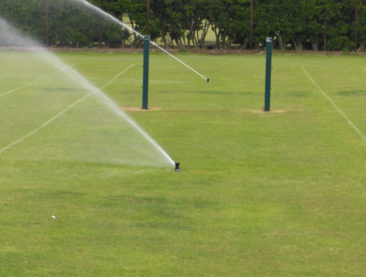 Bowling green watering system automatic irrigation for bowls greens