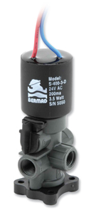 Bermad 3 Way solenoid Coil valve 24 VAC S390sd 24 Volt DC