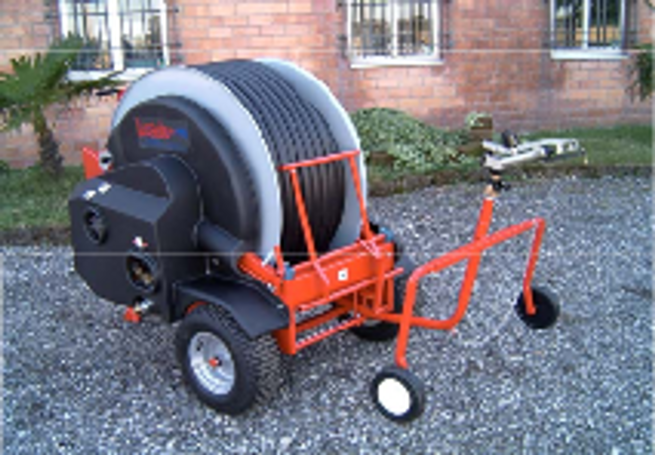 Orma Leader 50/150 Hose Reel Irrigator, mini irrigator Travelling