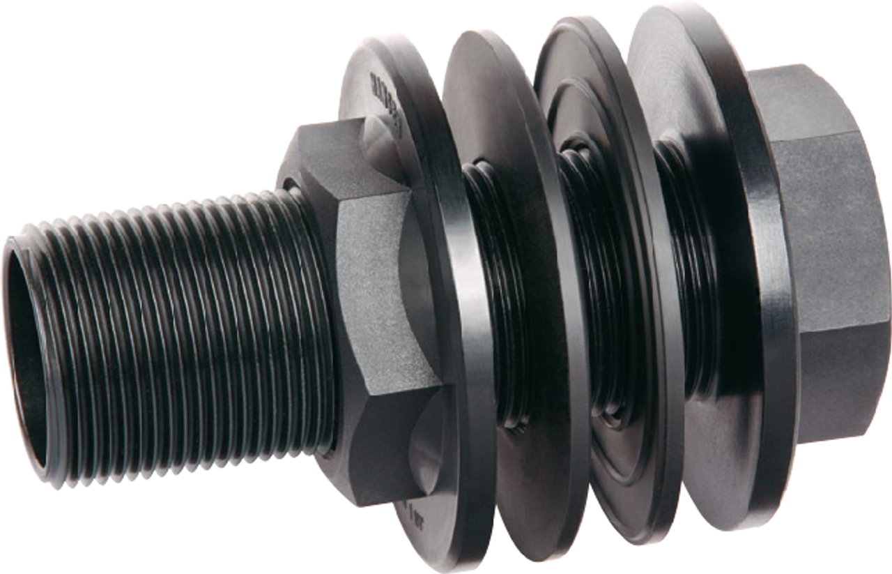 Hansen Nylon Tank Connector Outlet Bulkhead Fitting Hansen Nylon Tank Connector Outlet Bulkhead Fitting