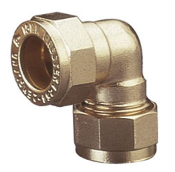 Brass Compression Elbow Bend for Copper Pipe