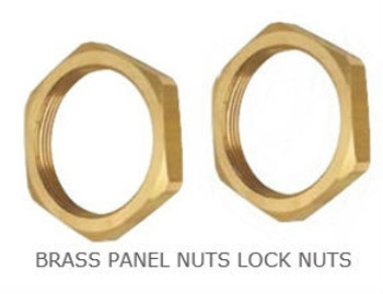 1/2" Brass Back Nut 1/2" Brass Back Nut