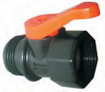  ¾" Plastic Ball Valve 3/4" FBSP x 3/4" MBSP