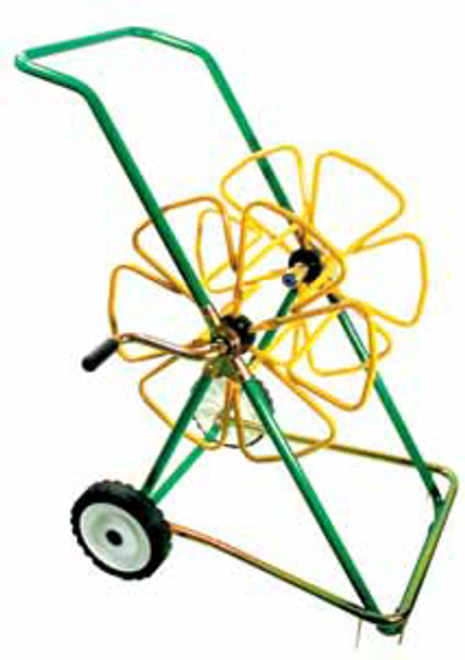 Portable Hose Trolley with stabiliser