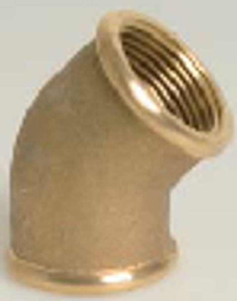 Brass Threaded Elbow 45°