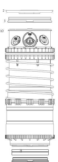 Hunter G900 Replacement Riser Assembly