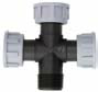 Swivel Manifold Cross Fitting