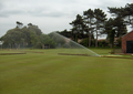 Sprinkler on Croquet Court