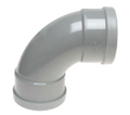 PVC Water Collection Pipe Fitting 90Degree Bend Rubber Ring FXF