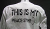 This is my peace symbol Gray shirt