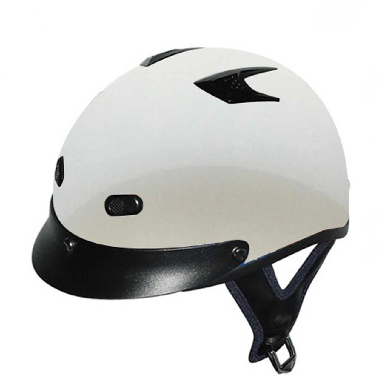 White Motorcycle Helmet Bow