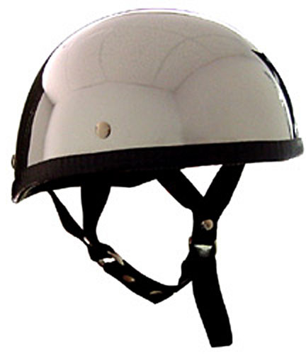 chrome bicycle helmet