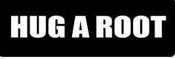 Hug A Root Hug A Root Motorcycle Helmet Sticker