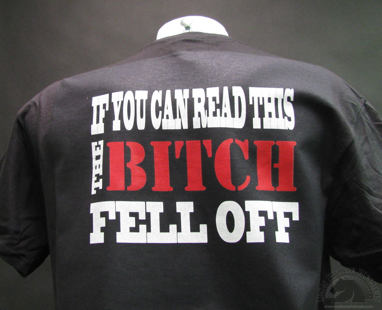 If You Can Read This The Bitch Fell Off T-Shirt - A humorous nod to the  motorcycle riding experience!