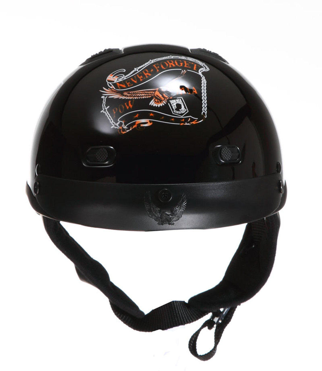 DOT Shorty POW/MIA Motorcycle Helmet