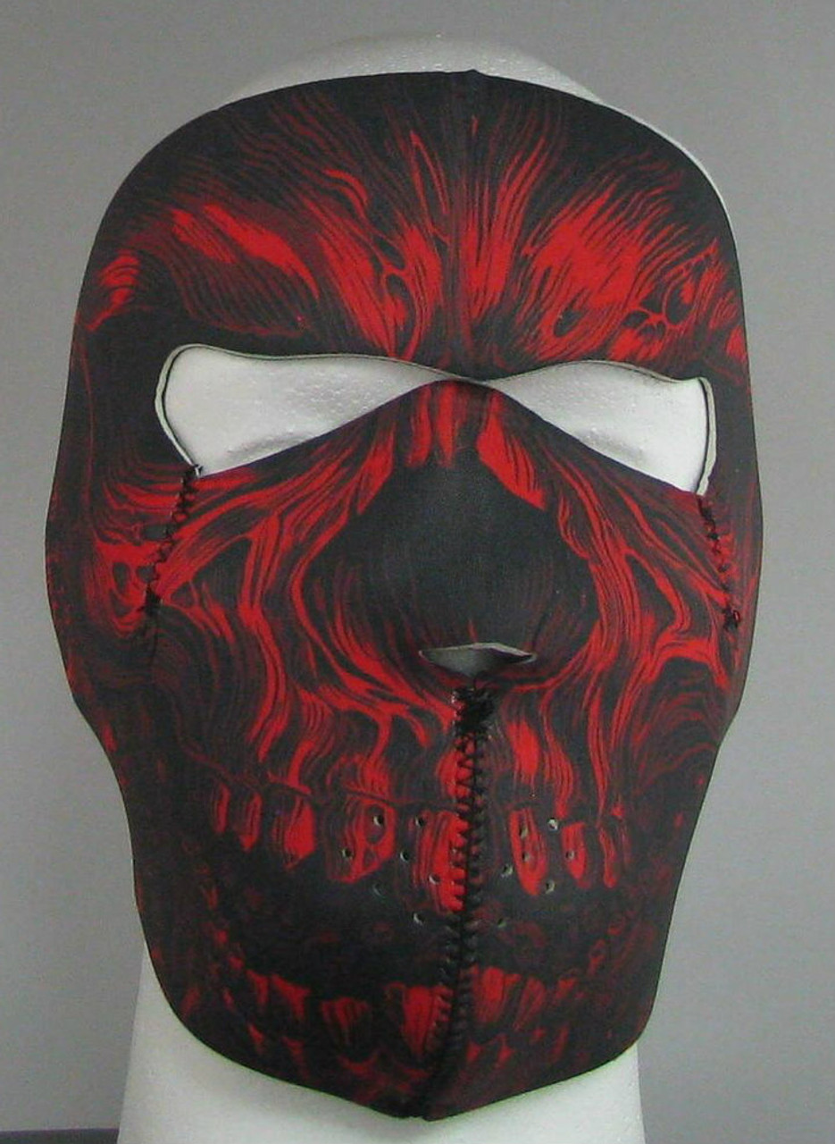 Red Ghost Ski Mask