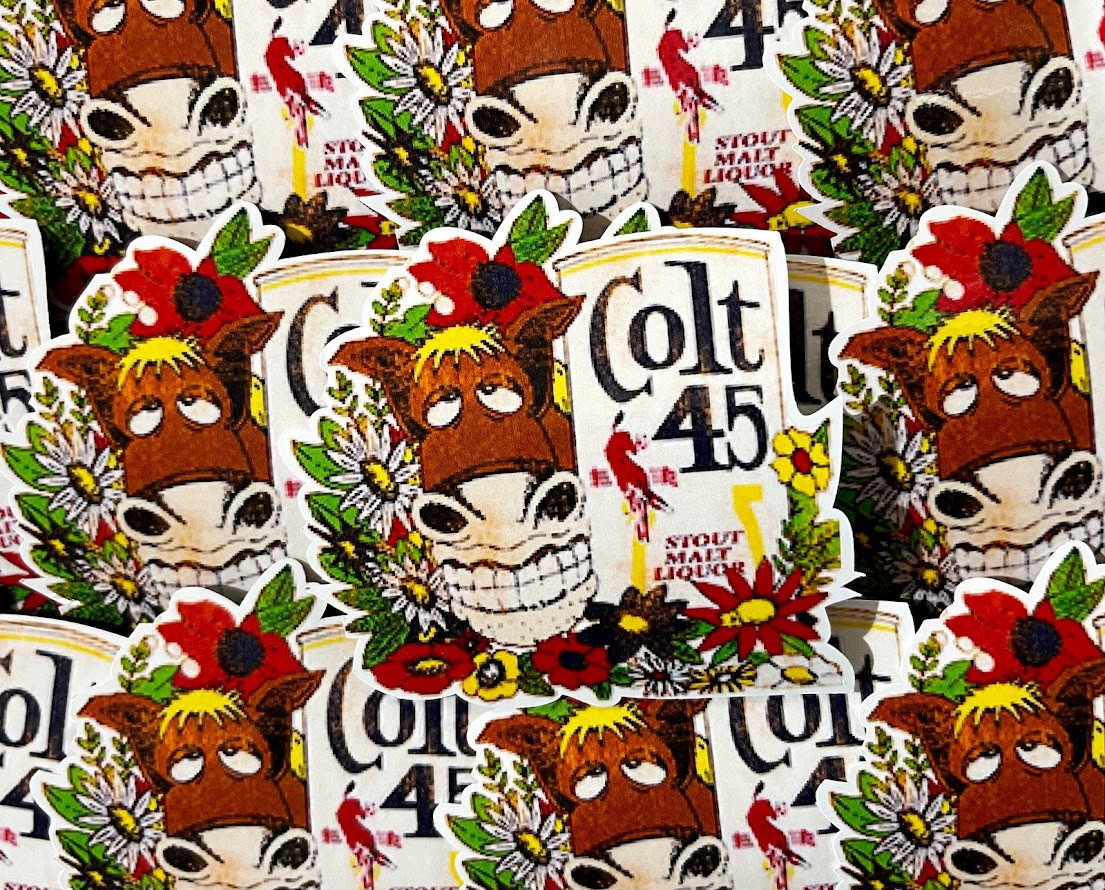 Spicoli Colt 45 Donkey Sticker Spicoli 