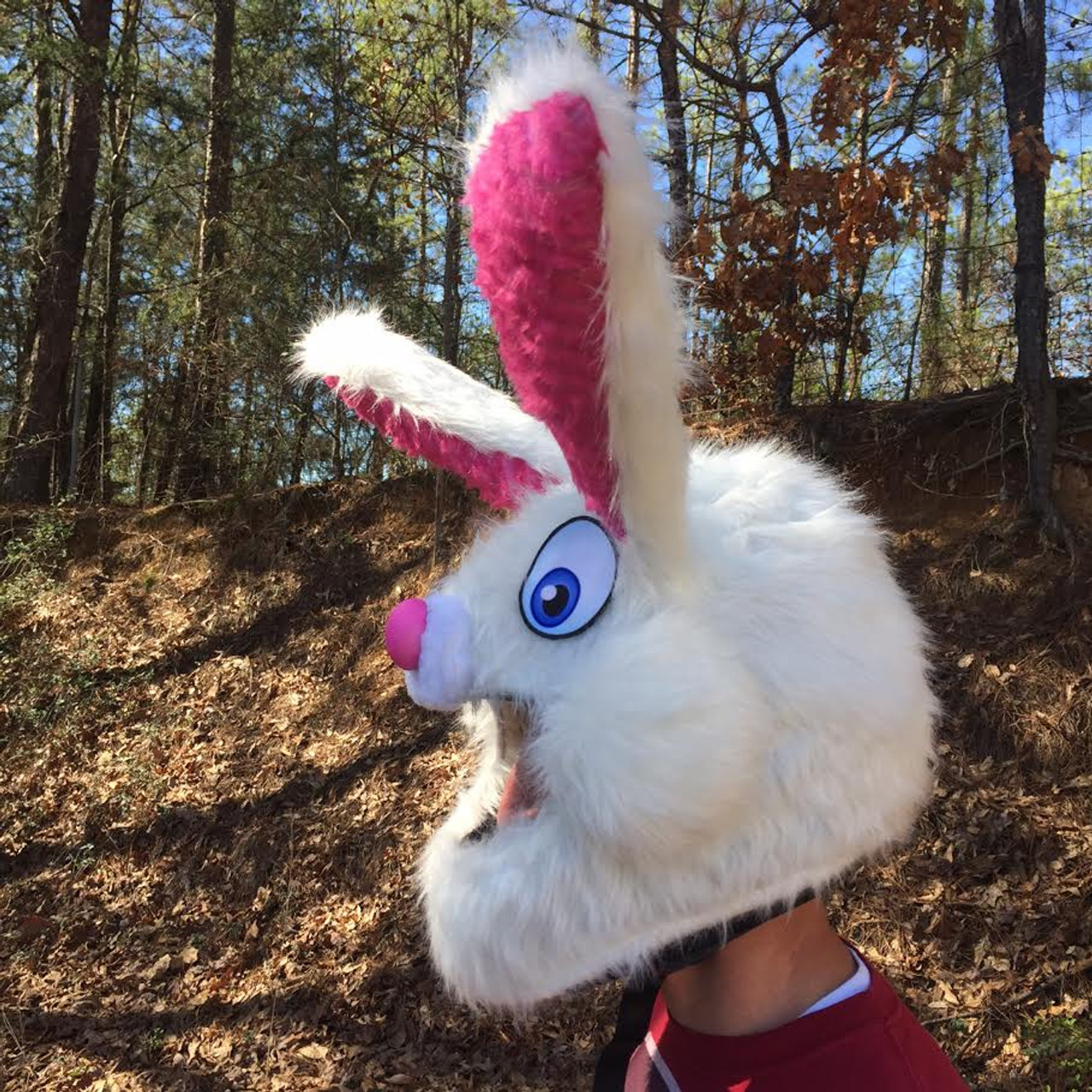 helmet with bunny ears