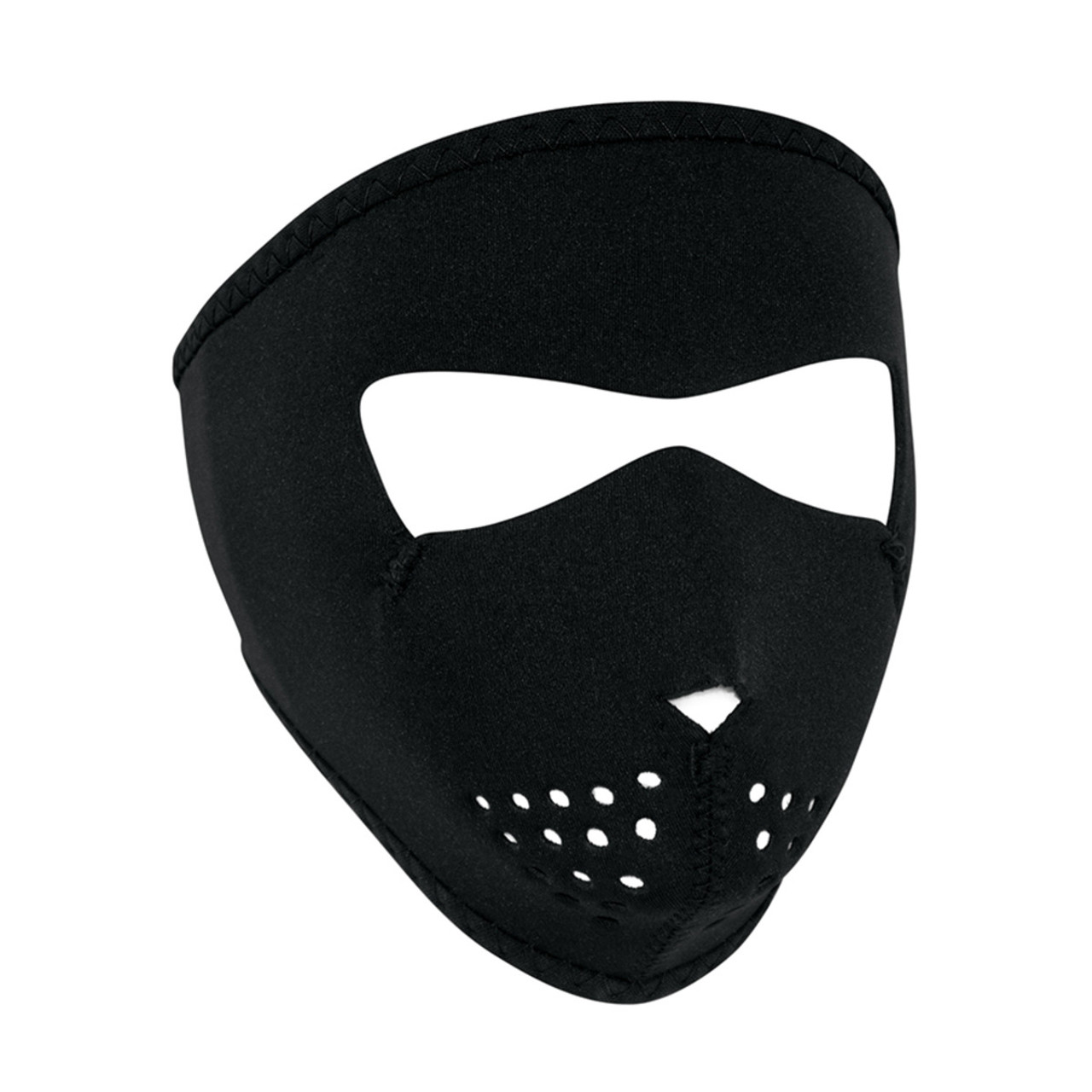 WNFMS114, SMALL MASK NEOPRENE BLACK, Assassin Neoprene Face Mask