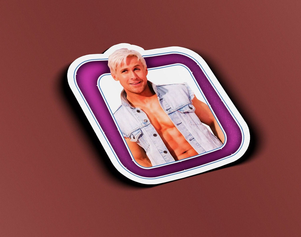 Ryan Gosling Ken Sticker Ryan Gosling Ken Sticker