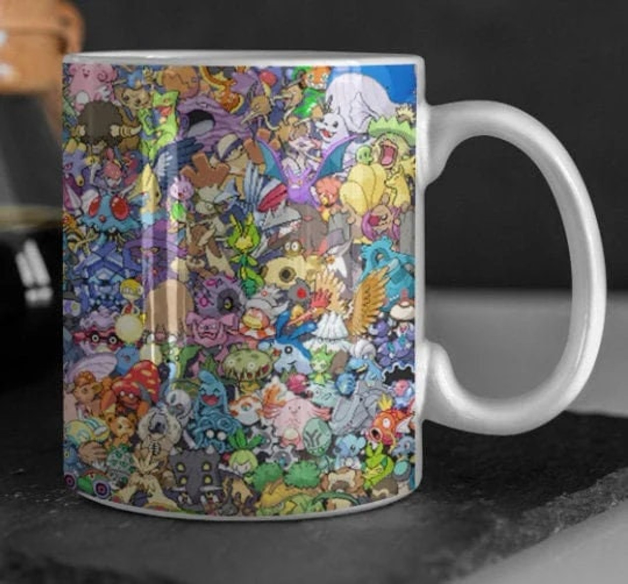 Mug Pokémon - Attrapez-les tous - Thermoréactif