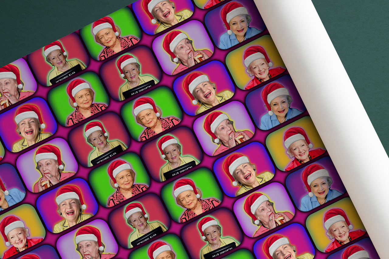 Betty White Wrapping Paper