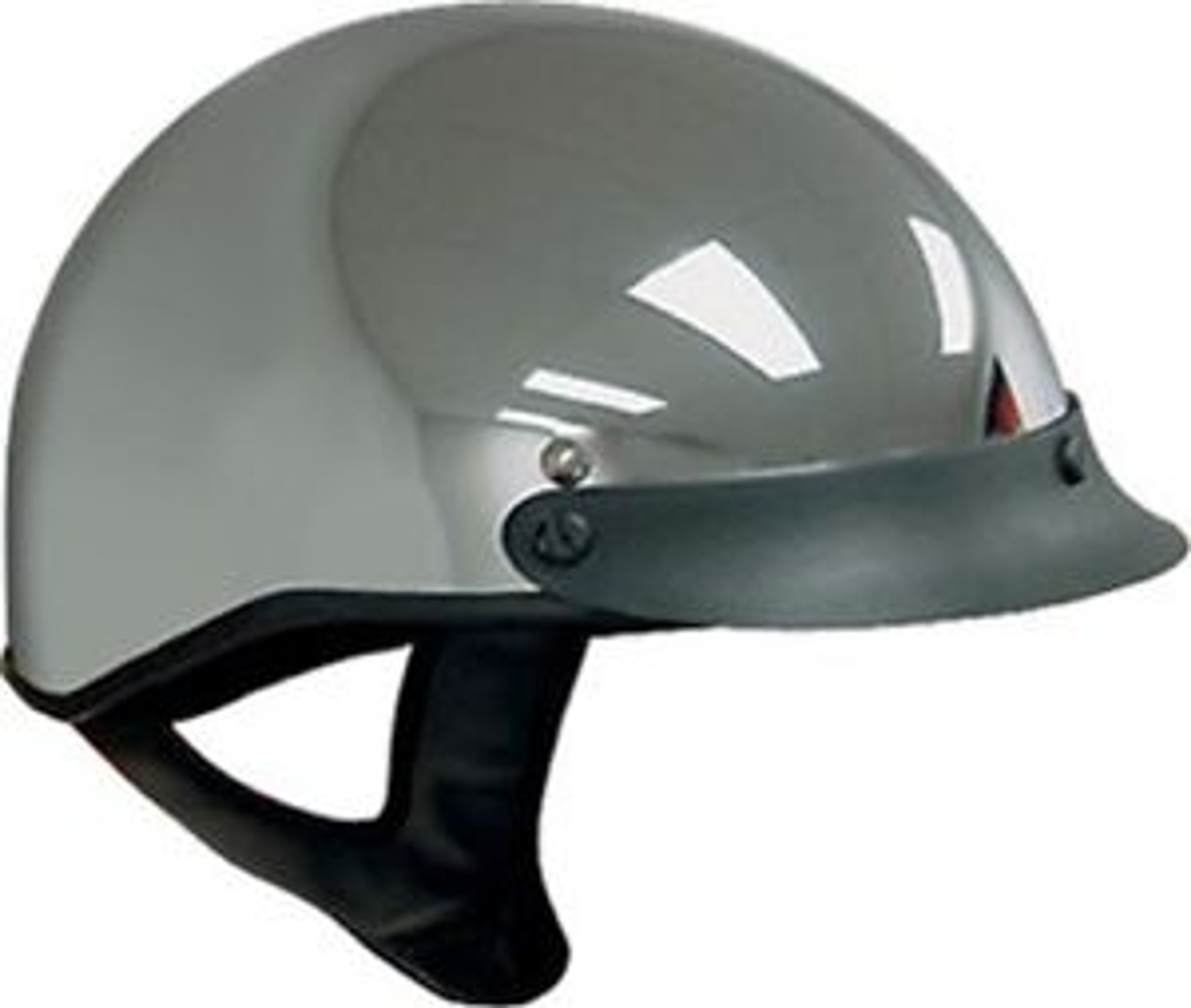DOT Carbon Fiber Look Shorty Motorcycle Helmet