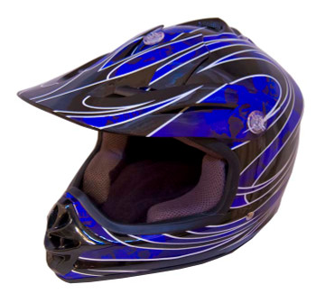 DOT Certified BLUEG Kids MX Motocross Helmet - Motorcycle ATV Helmet