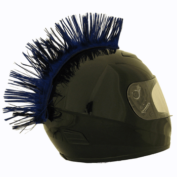 motorcycle helmet with mohawk